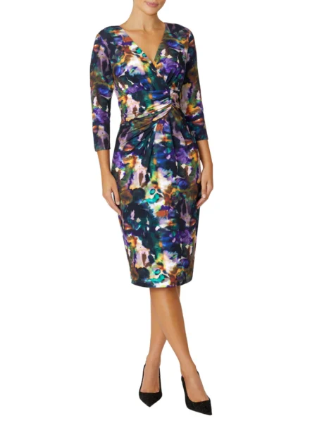 Anthea Crawford Verona Nightshade Jersey Dress MB18409