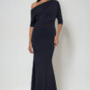 Bianca Black Floor Length Gown D1007
