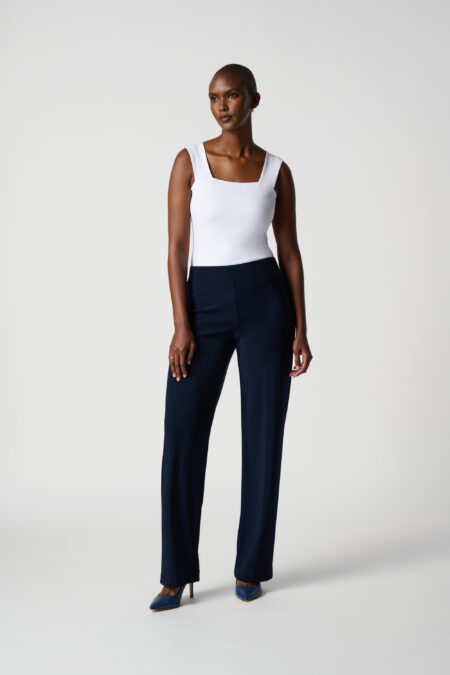 Joseph Ribkoff Midnight Blue Classic Wide Leg Pant 153088NOS