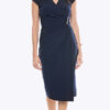 Jesse Harper Midnight Short Stretch Jersey Dress with Diamante Trim JH0617