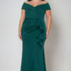 ELLIE- Emerald Deena Gown D1068