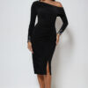ELLIE- Black Cartier Gown - D1078