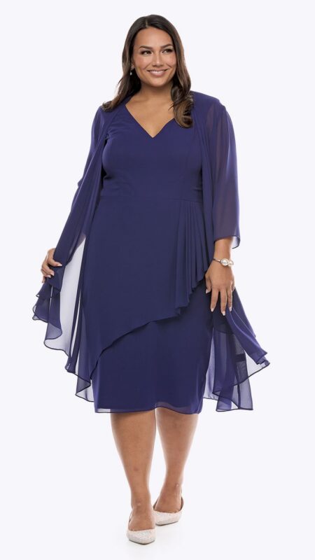 Layla Jones Majesty Chiffon Dress and Jacket LJ0447