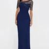 ELLIE- Navy Violetta Gown D1112